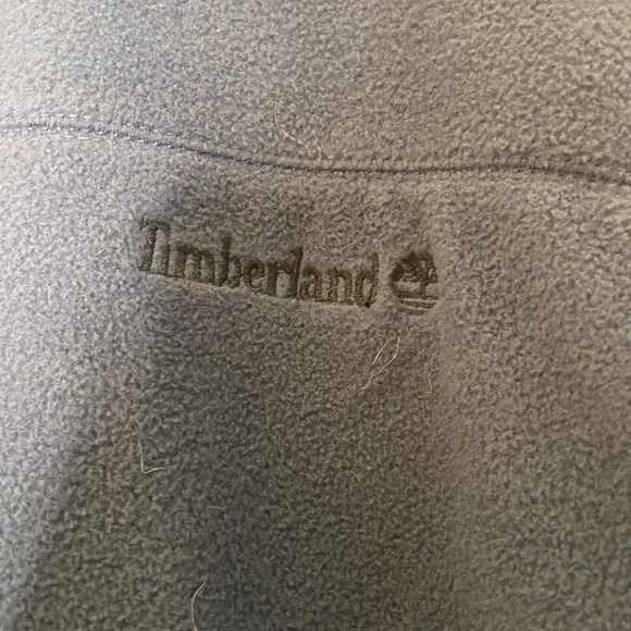 Timberland navy 3x fleece 3/4 zip hoodie - Picture 2 of 5